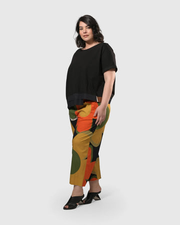 alembika-groovy-crop-pants-floral-caprihose-baumwolle image 3