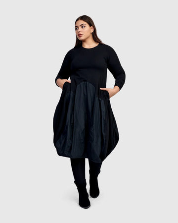alembika-urban-maxima-crew-cocoon-kleid-schwarz image 7