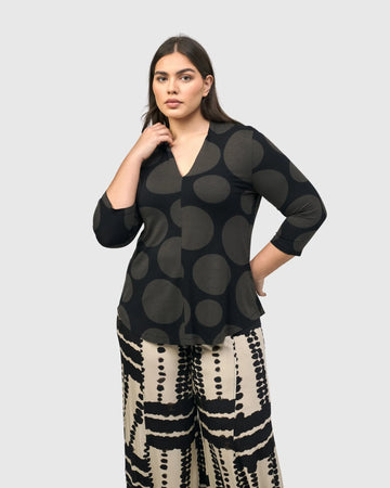 alembika-voyager-v-neck-top-braun-jerseytop image 4
