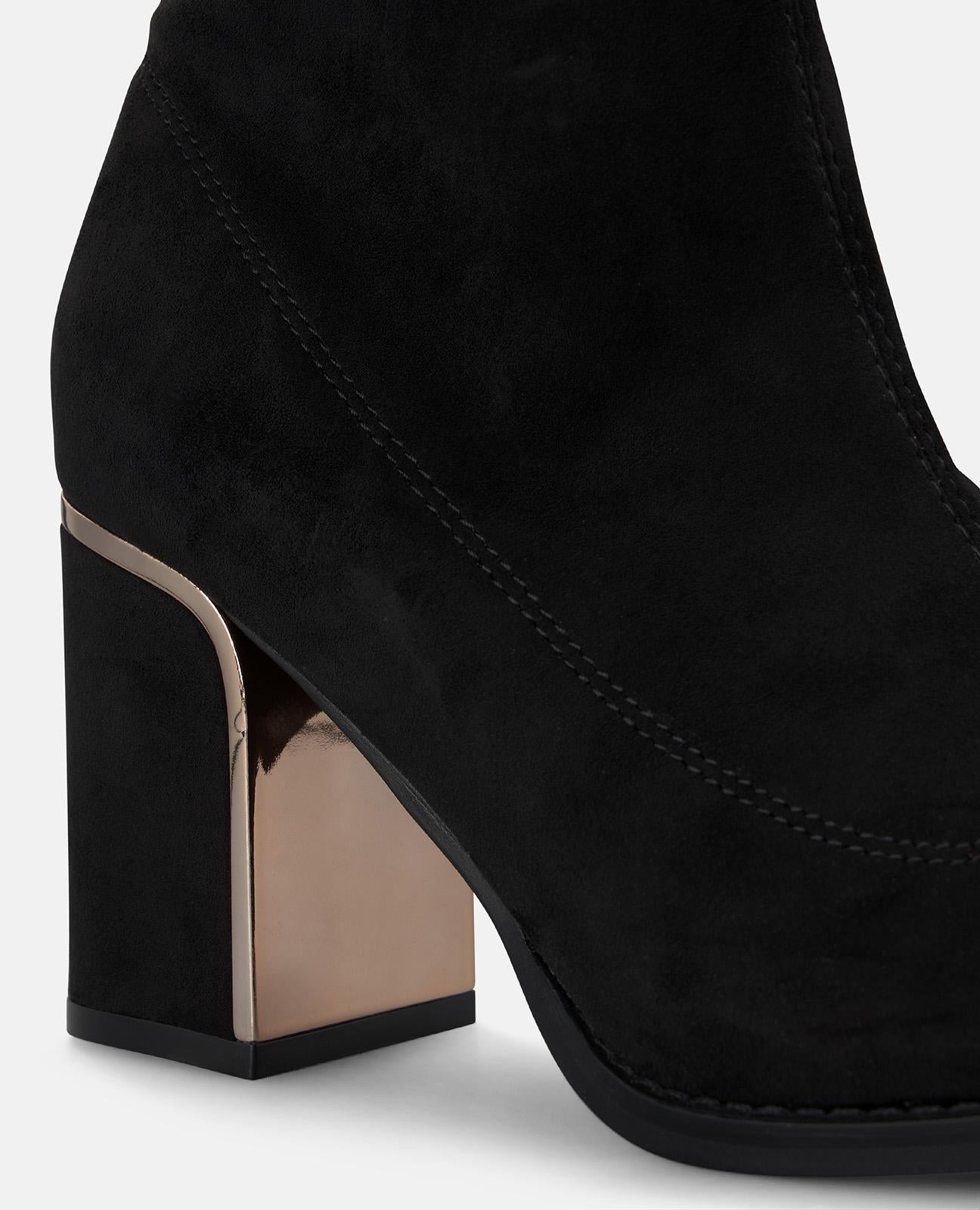 alma-en-pena-stiefelette-mit-blockabsatz-8-cm-schwarz image 4