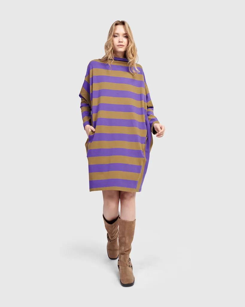 alembika-urban-striker-tee-kleid-lila-knie-l-nge image 1