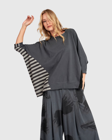 alembika-urban-symbiotic-rounded-top-damen-tunika-grau image 3