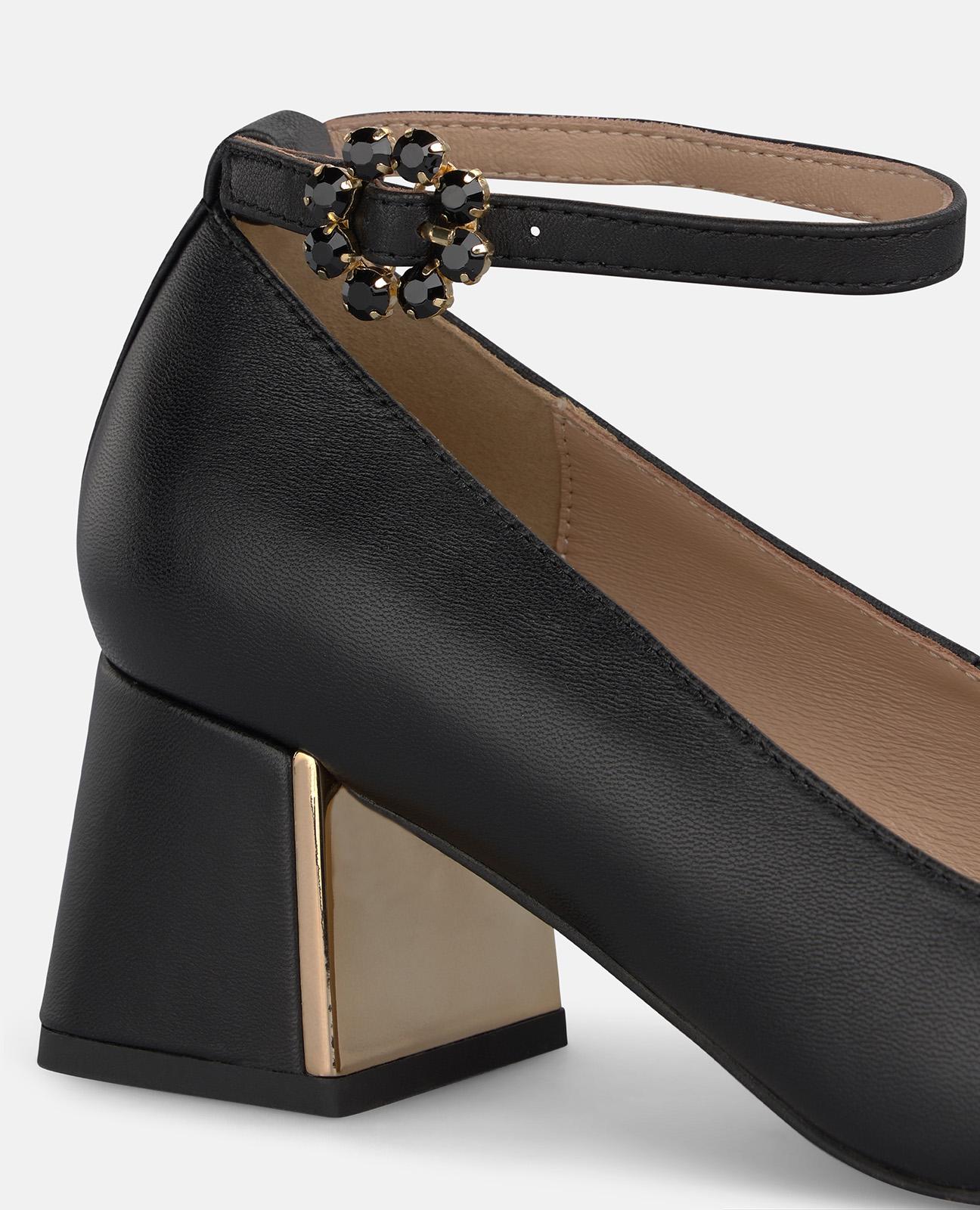 alma-en-pena-pumps-schwarz-nappa-5-5-cm-blockabsatz image 4