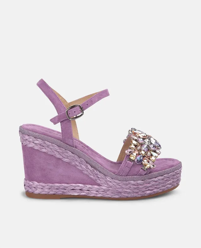 alma-en-pena-jewel-keilsandale-violett-mit-schmuckriemen-9-8-cm image 1