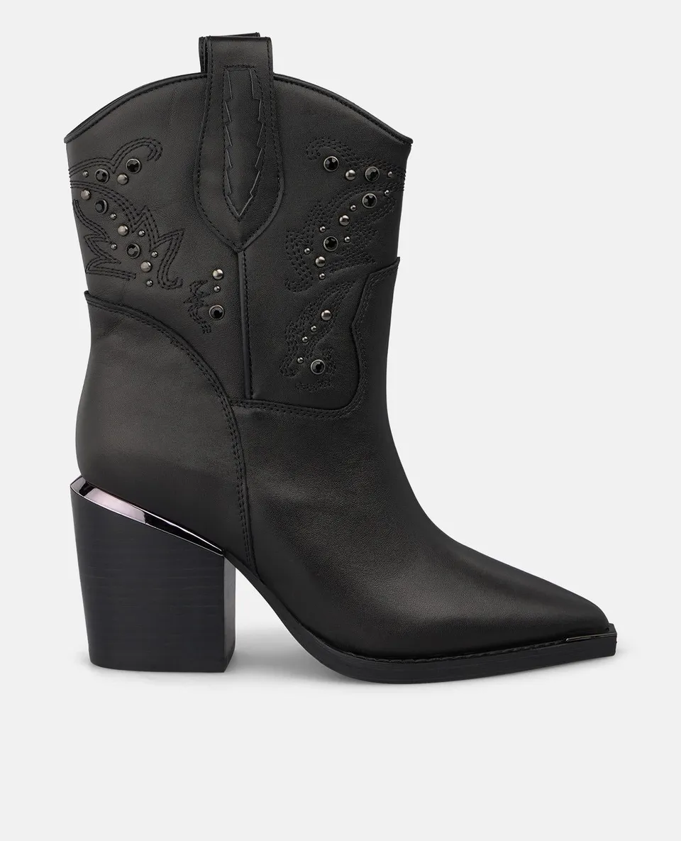 alma-en-pena-napa-leather-cowboy-boots-stiefeletten-schwarz-7-5-cm image 1