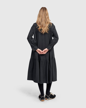 alembika-urban-legion-cotton-shirtdress-schwarz image 5
