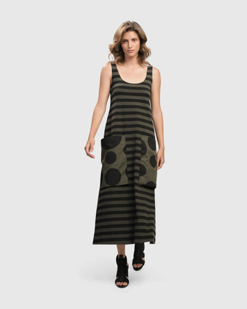 alembika-urban-maxi-tank-dress-khaki image 2