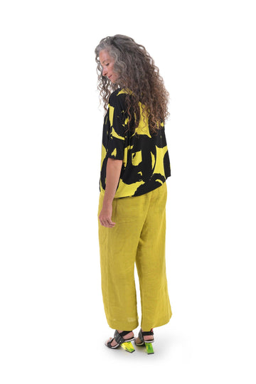 alembika-art-print-cocoon-top-lime-print-top image 2