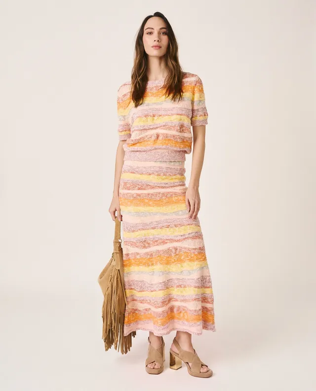 alma-en-pena-midi-knit-skirt-strickrock-midi-orange image 1