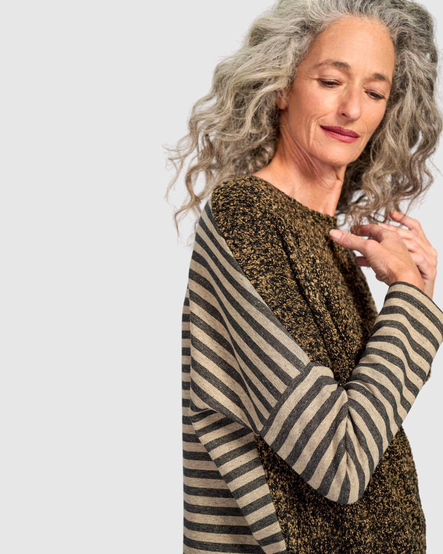 alembika-urban-tima-boucle-top-camel-melange image 3