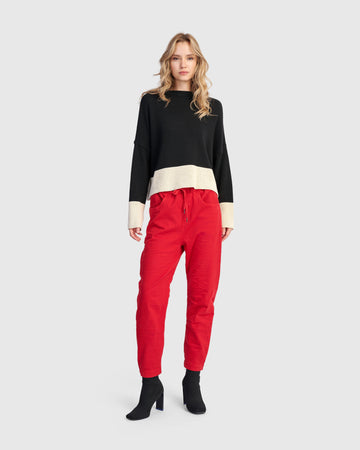 alembika-weekend-boyfriend-jogger-jeans-rot-damen-jogger-jeans image 7