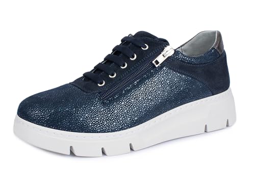 aerosoft-j-rgen-hirsch-comfort-06-damen-leder-sneaker-mit-rei-verschluss image 2
