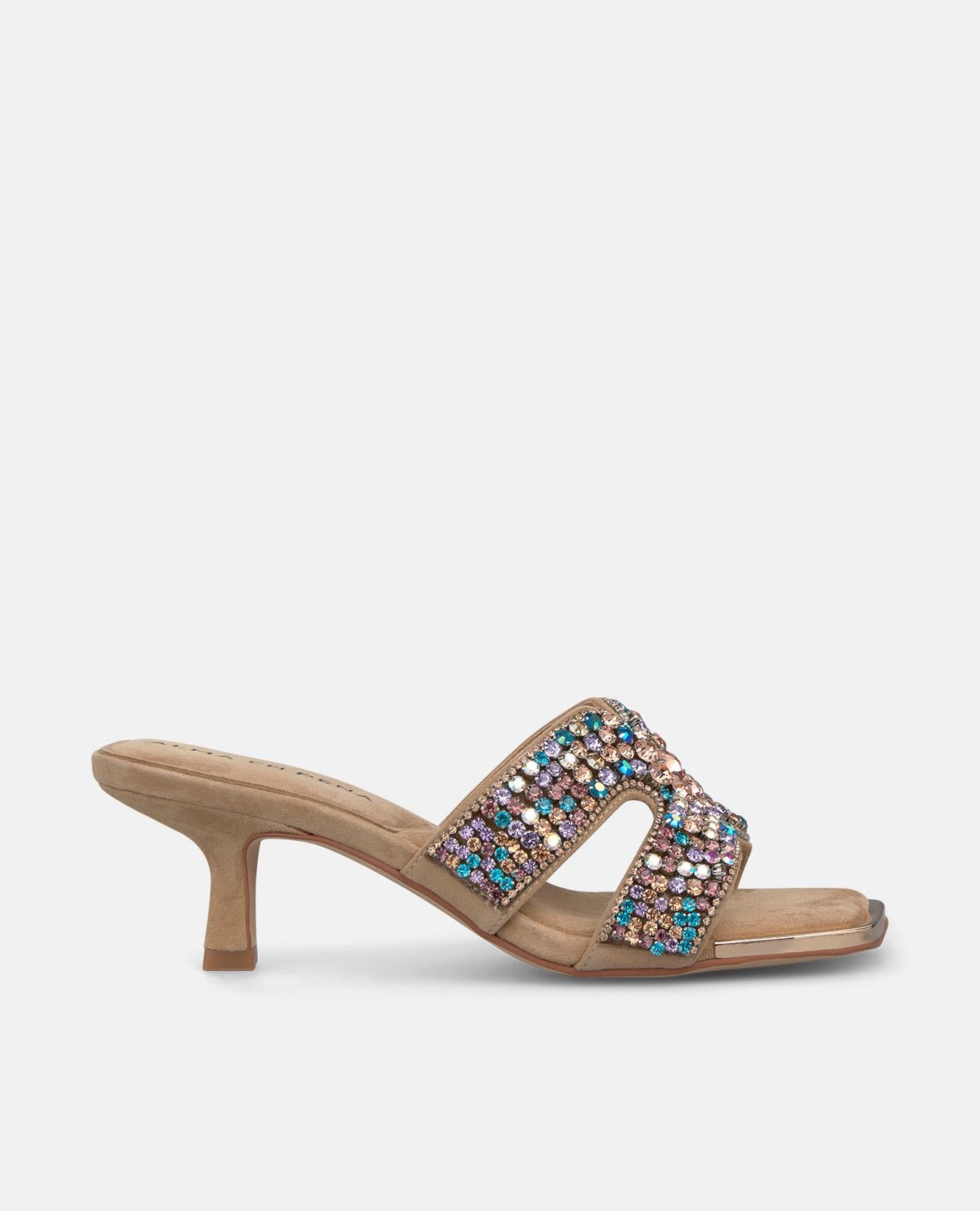 alma-en-pena-double-strap-sandalen-mit-strass-sandalette-arena-6-5-cm image 2