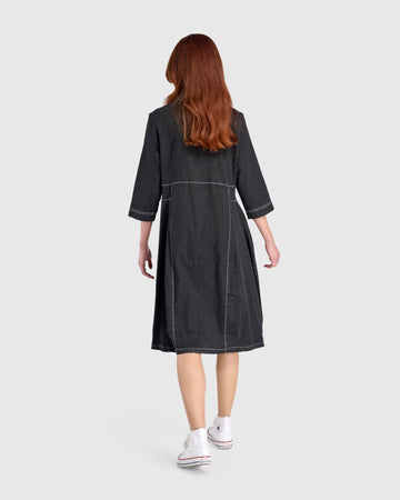 alembika-harper-shirtdress-jet-denim-damen-blusenkleid-midi image 5