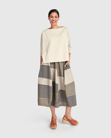 alembika-urban-boxy-top-cream-boxy-top-mit-stehkragen-und-kontraststreifen image 6