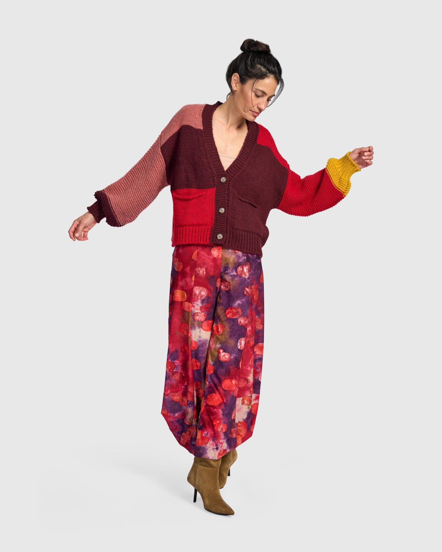 alembika-carnival-chunky-cardigan-ruby image 7
