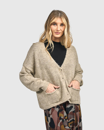 alembika-diana-cropped-cardigan-strickjacke-ecru image 2