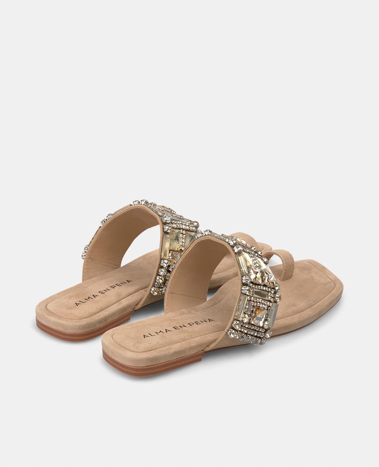 alma-en-pena-square-toe-beaded-sandal-damen-sandale-arena-1-cm image 3