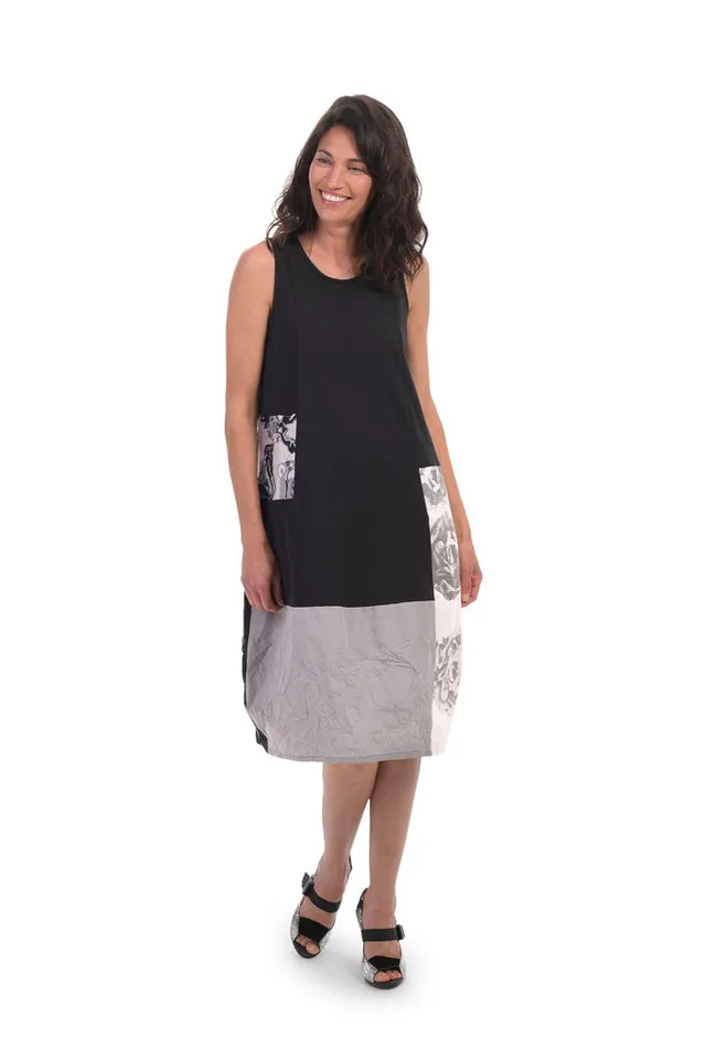 alembika-aria-cocoon-tank-kleid-roses image 1