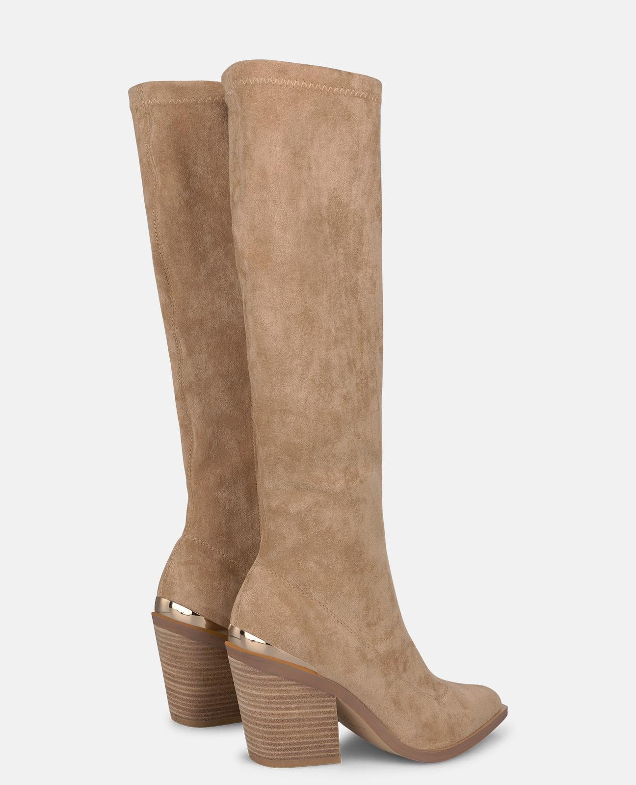 alma-en-pena-high-top-stiefel-lederoptik-arena-8-cm image 3