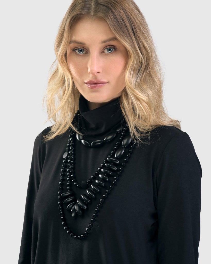 alembika-fuji-bead-kette-schwarz image 1