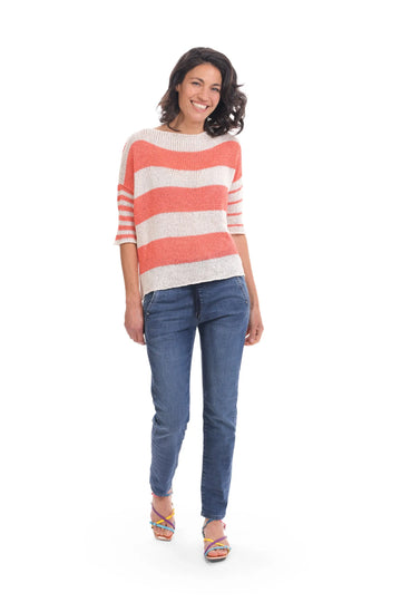 alembika-luxe-reversible-sweater-peach-wende-strick image 5
