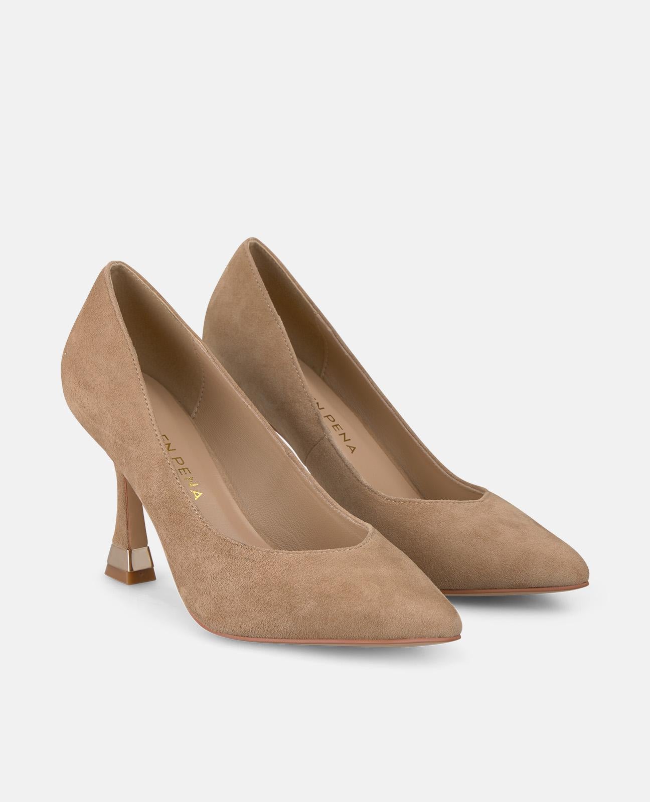 alma-en-pena-pumps-mit-spitzzehe-9-cm-camel image 2