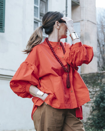 alembika-lydia-hi-lo-bluse-rot image 2