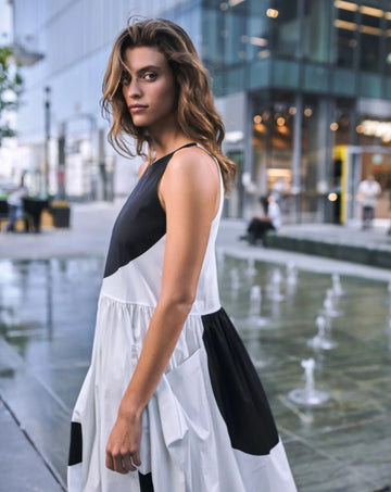 alembika-urban-harper-pocket-kleid-wei-schwarz image 2