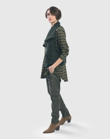 alembika-pinstripe-iconic-stretch-jeans-green-damen-jeans image 3