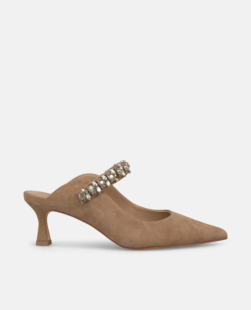 alma-en-pena-high-heel-slingback-camel-6-cm-strass image 1