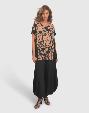 alembika-klara-trapeze-top-floral-a-linie-mit-schwarz image 3