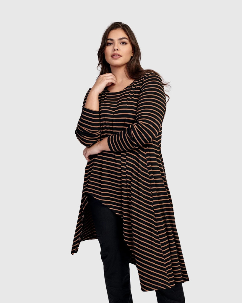 alembika-calypso-hi-lo-tunika-stripes image 1