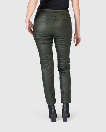 alembika-iconic-stretch-jeans-coated-forest image 4