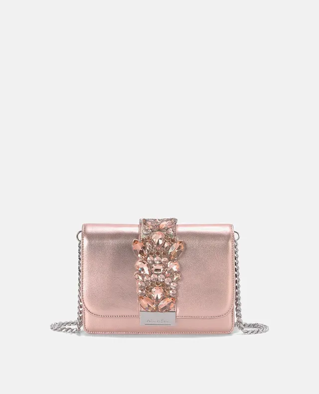 alma-en-pena-alfa-62150-clutch-mit-strass-rosa-leder-umh-ngetasche image 1