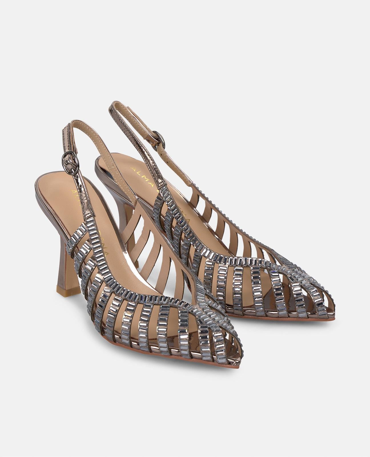 alma-en-pena-stiletto-pumps-silber-crystal-effekt-9-cm image 2