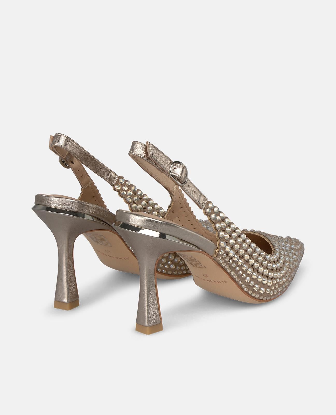 alma-en-pena-pumps-mit-strass-slingback-bronze-9-cm image 3
