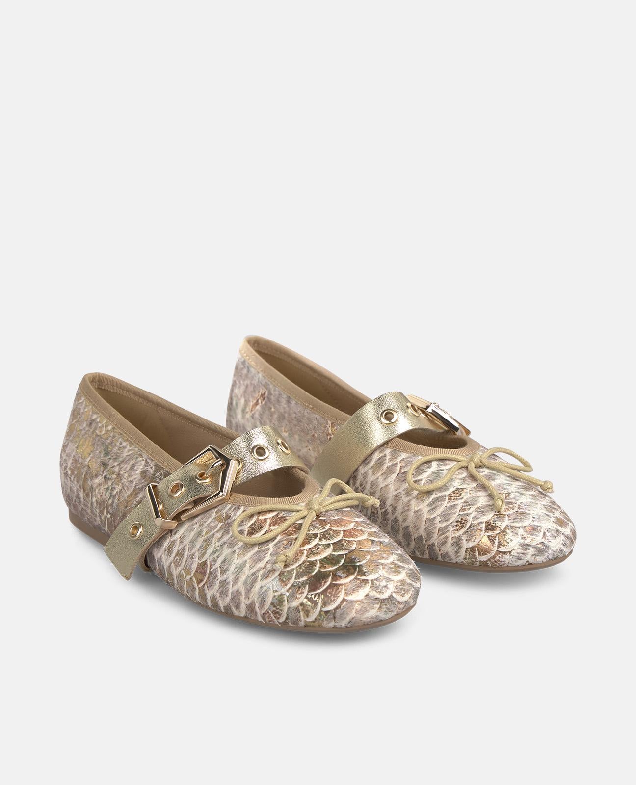 alma-en-pena-multicolored-ballerina-ballerinas-camel image 2