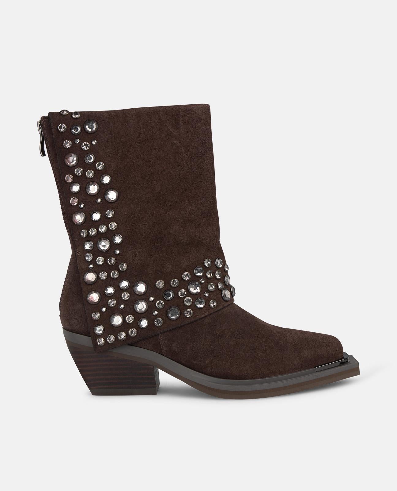 alma-en-pena-tachas-boots-flache-stiefeletten-braun-6-cm image 1