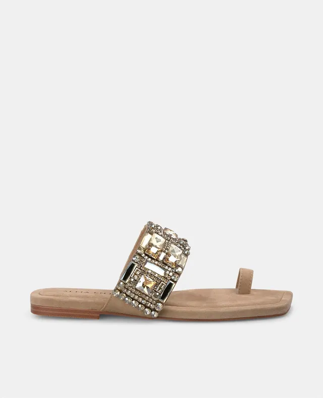 alma-en-pena-square-toe-beaded-sandal-damen-sandale-arena-1-cm image 1