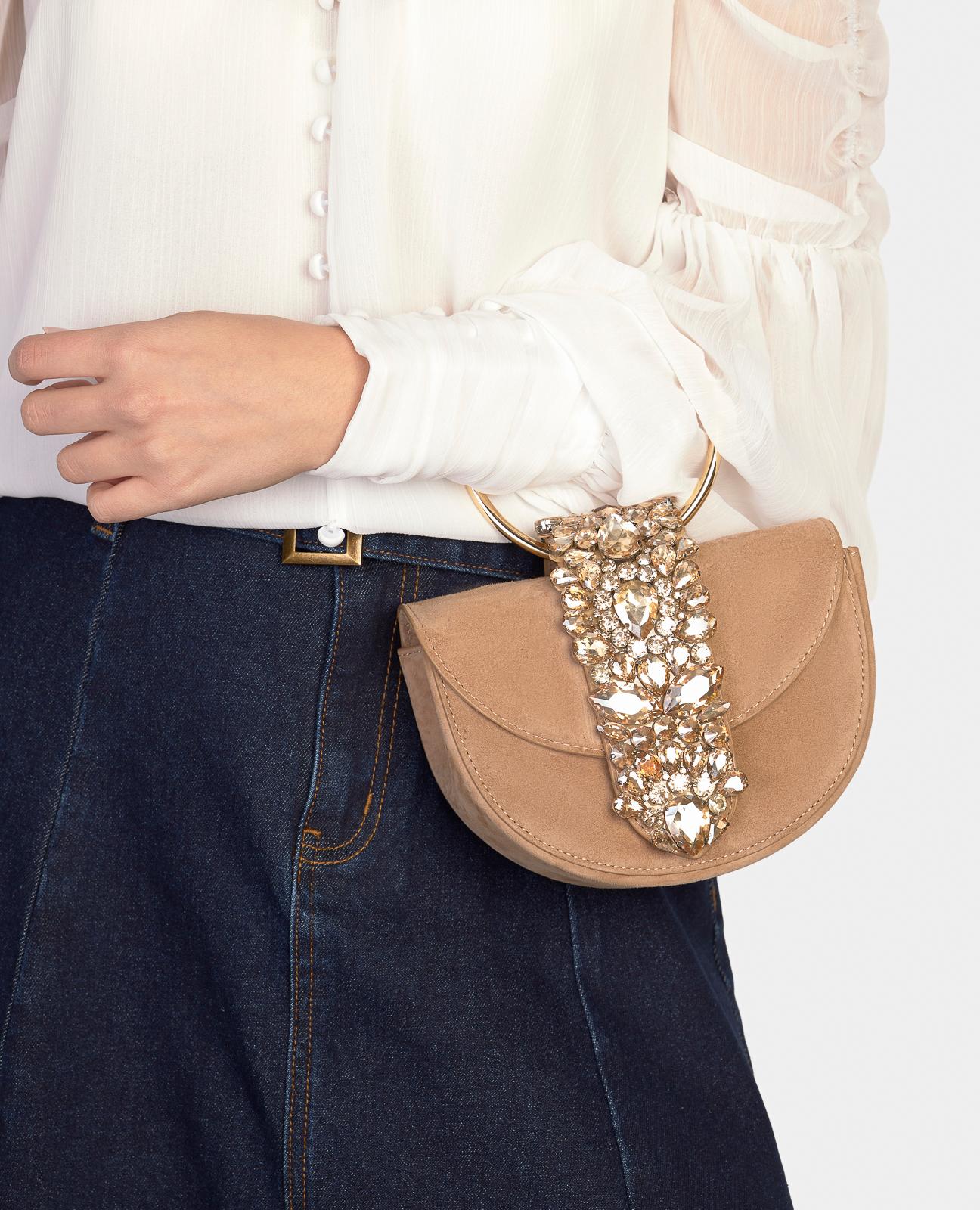 alma-en-pena-half-moon-bag-camel-leder-ketten-shopper image 4