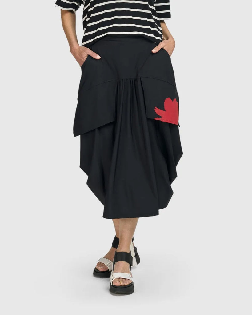 alembika-tekbika-gotta-have-art-skirt-flower-damen-midi image 1