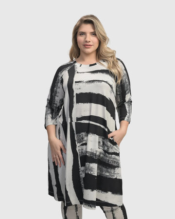 alembika-charisma-dress-grunge-jersey-kleid-mit-3-4-rmel image 5