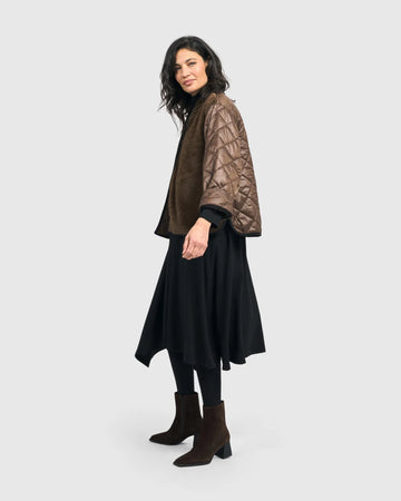 alembika-bonbon-jacke-chocolate-kunstfell-steppjacke-aj702c image 5