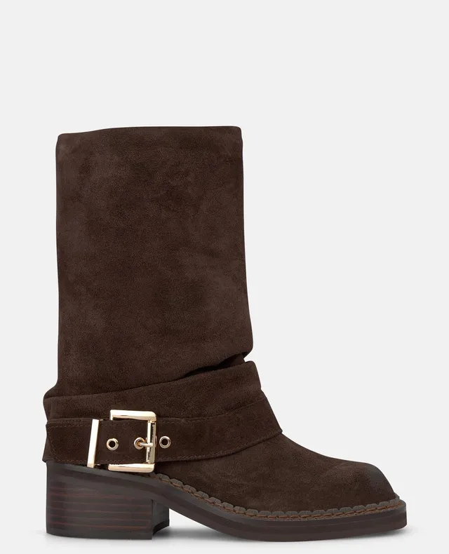 alma-en-pena-suede-stiefel-schnalle-braun-5-cm image 1