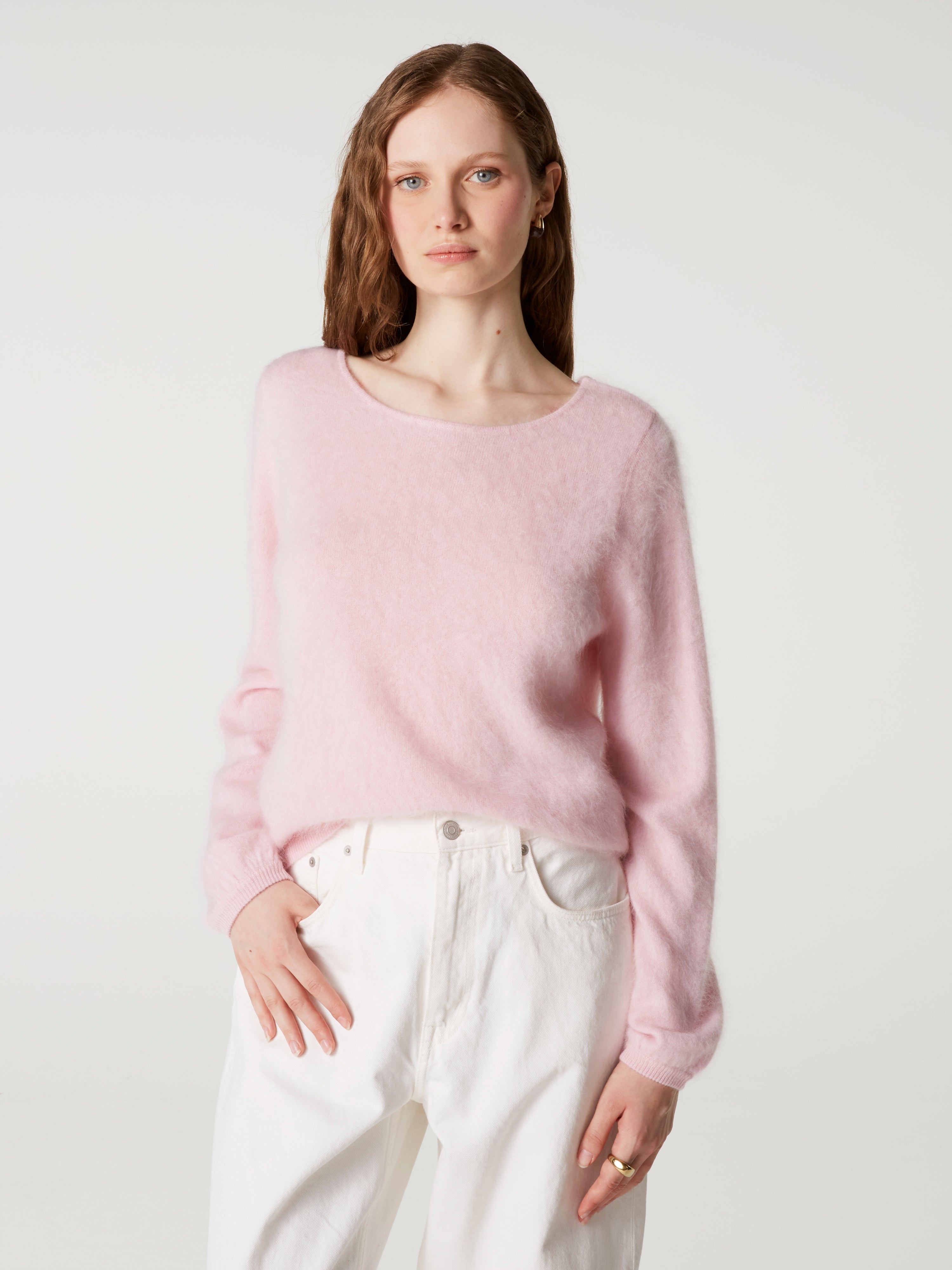 absolut-garance-kaschmirpullover-damen-geb-rsteter-rundhalspullover-rosa image 2