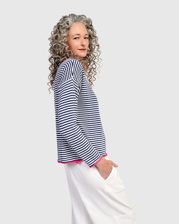alembika-jolly-sweater-pullover-streifen-navy-wei-pink image 3