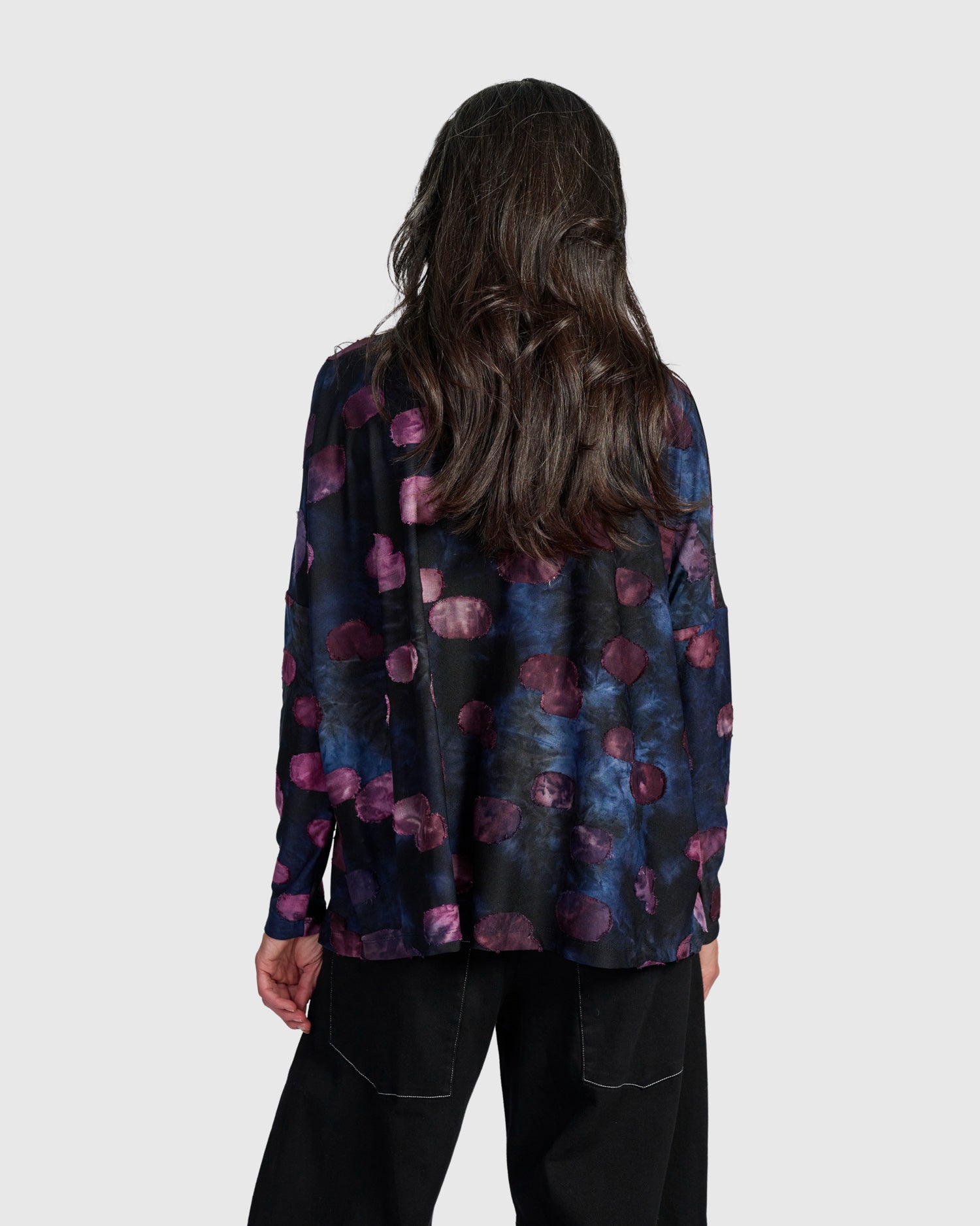 alembika-merriweather-shirt-midnight-wine-boxy image 5