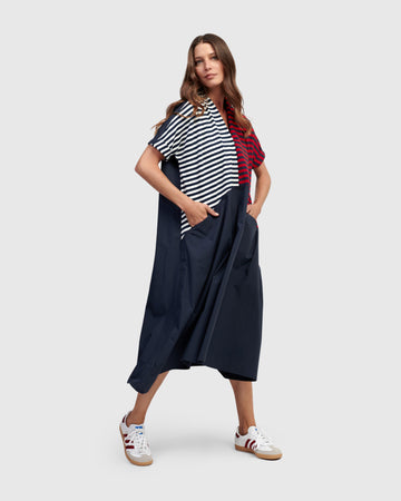 alembika-sail-away-midi-dress-navy-baumwoll-kleid image 7