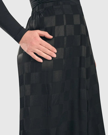 alembika-luxe-satin-punto-pants-check-stoffhose image 5